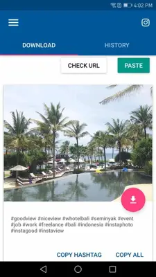 Instagram Video & Image Downloader android App screenshot 1